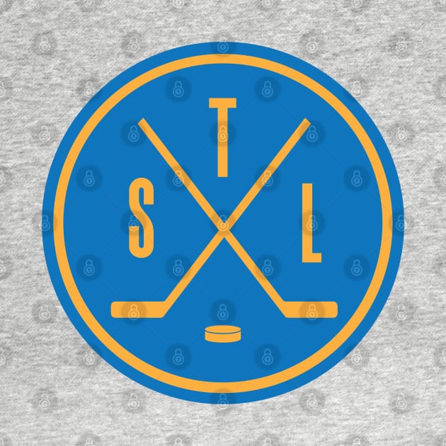 STL Hockey Blue by Americo Creative